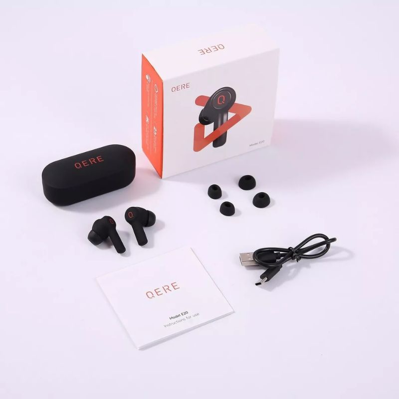 Audifonos Bluetooth in-ear  QERE E20 - Black